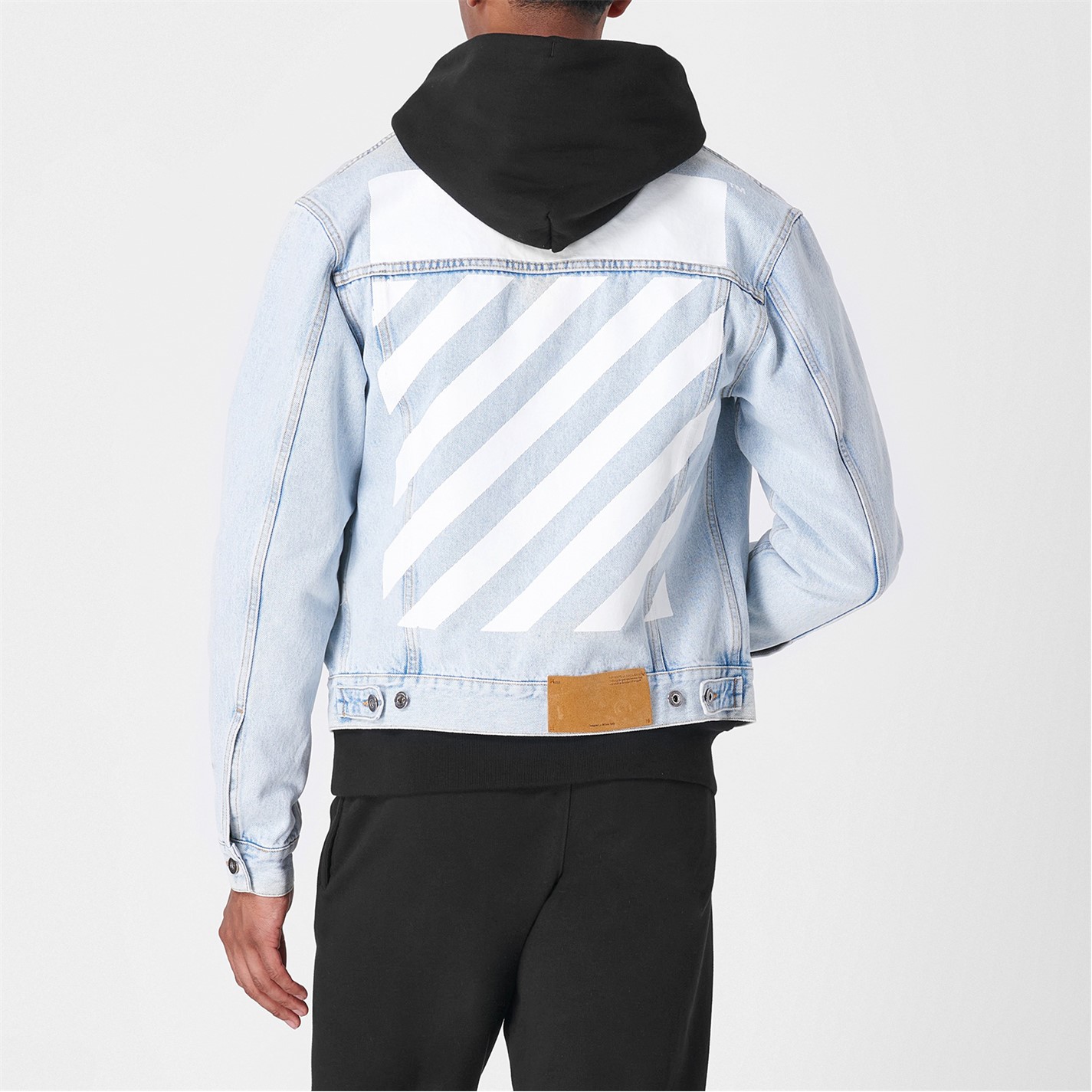 OFF WHITE Diagonal Tab Denim Jacket - 3