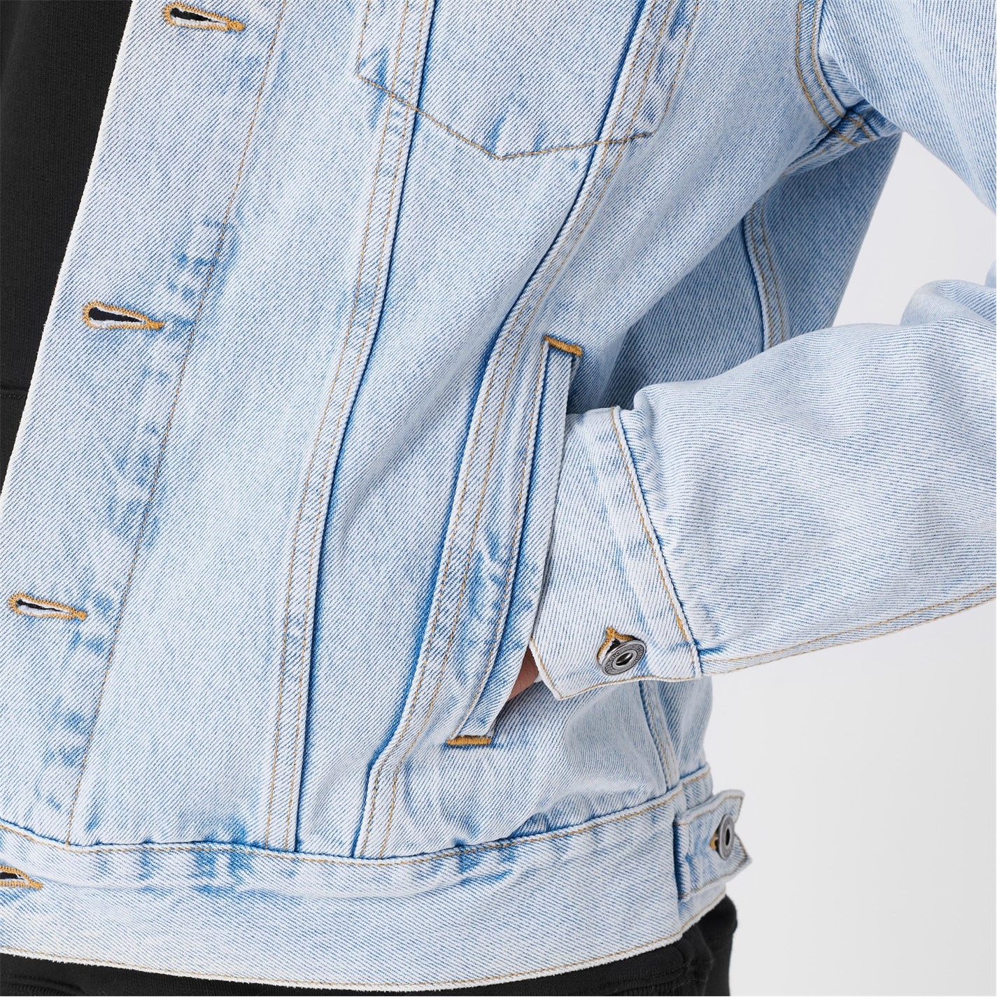 OFF WHITE Diagonal Tab Denim Jacket - 5