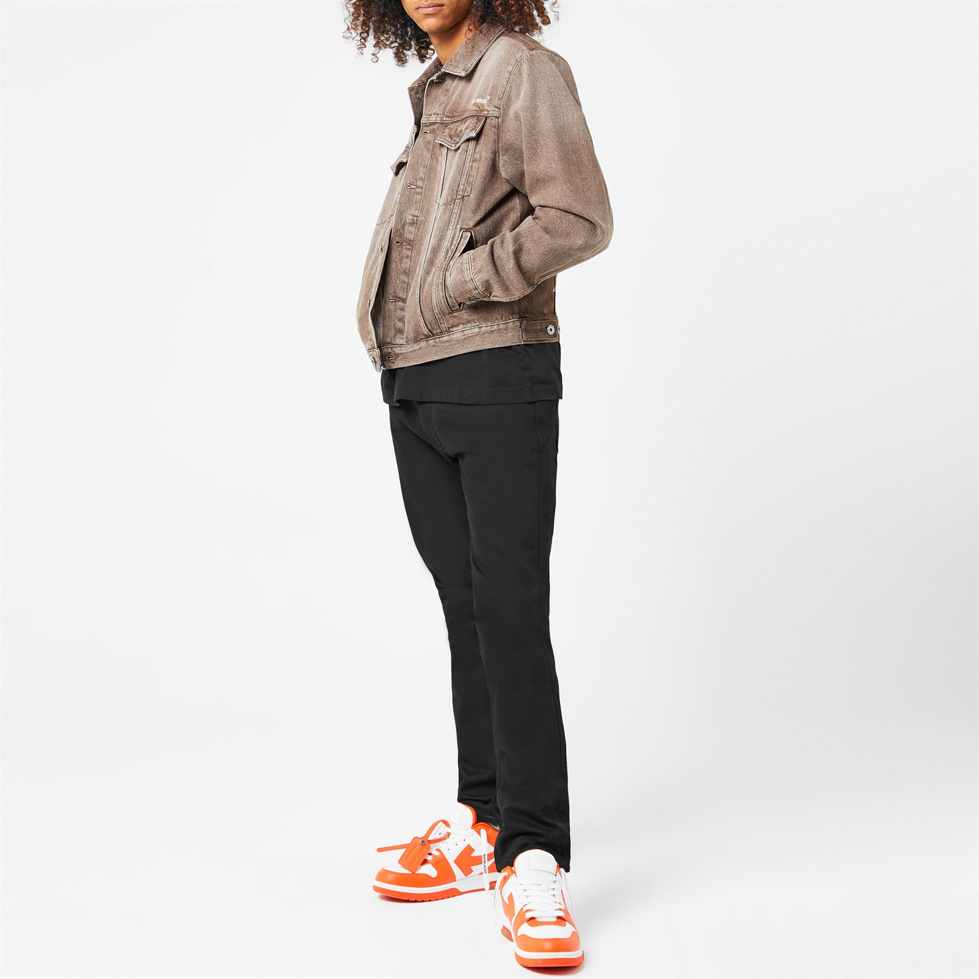 OFF WHITE Diag Tab Slim Denim Jacket - 2