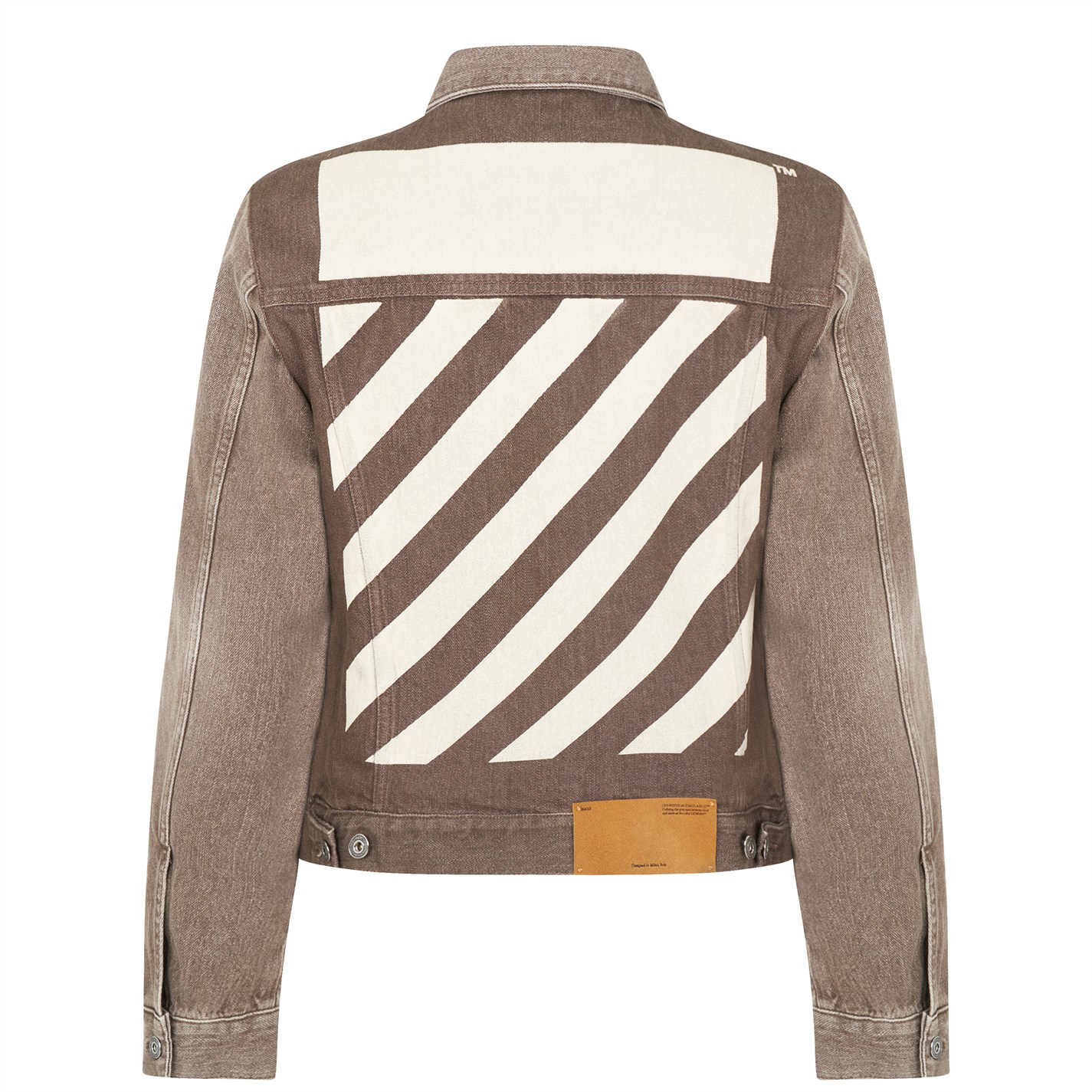 OFF WHITE Diag Tab Slim Denim Jacket - 5