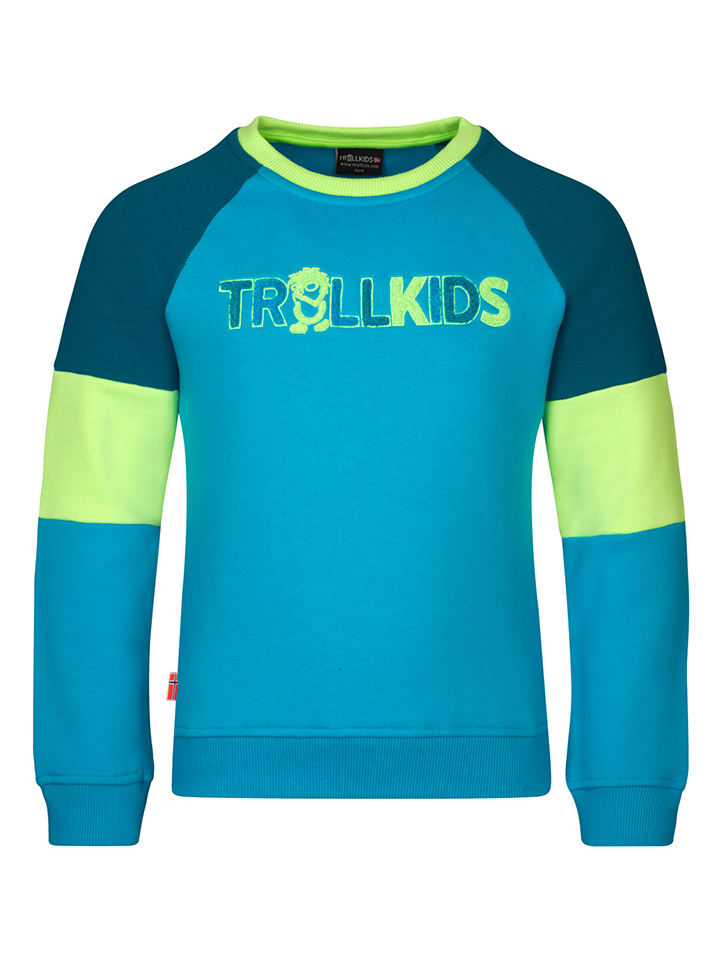 Dětská mikina Trollkids Blau 1519571