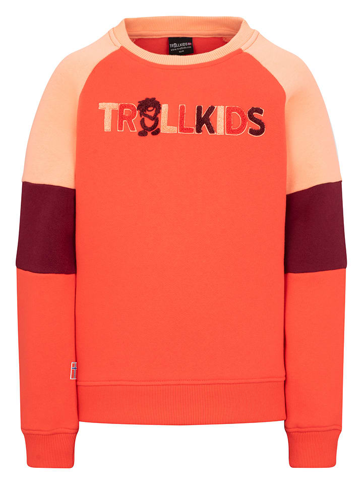 Dětská mikina Trollkids Orange 9879548