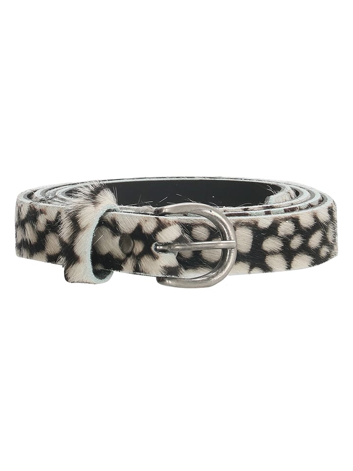 Opasok HIDE & STITCHES Creme/ Schwarz 2308505