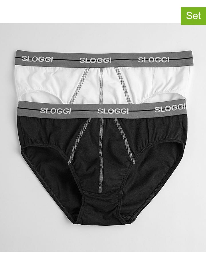 Slipy Sloggi Schwarz/ Weiß 9555350