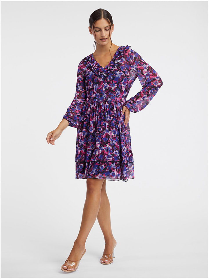 Šaty orsay Blau/ Pink/ Schwarz 6160380