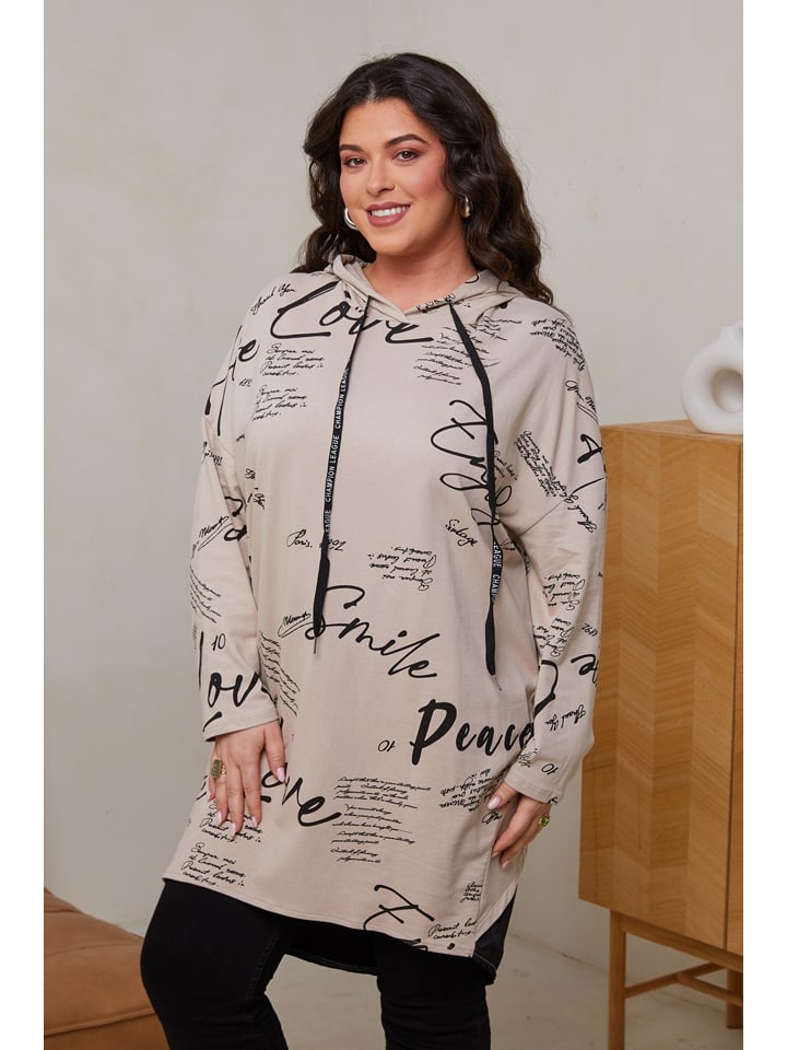 Šaty Curvy Lady Beige 9647547
