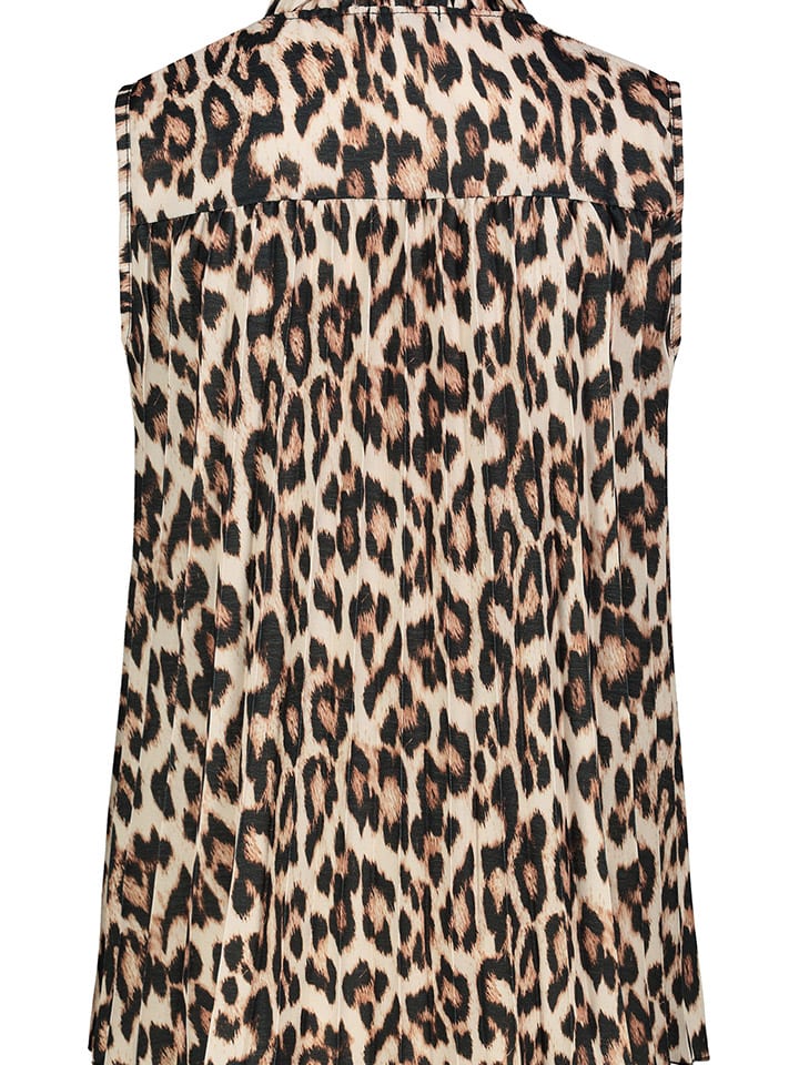 Sublevel Blusentop in Beige/ Schwarz - 2