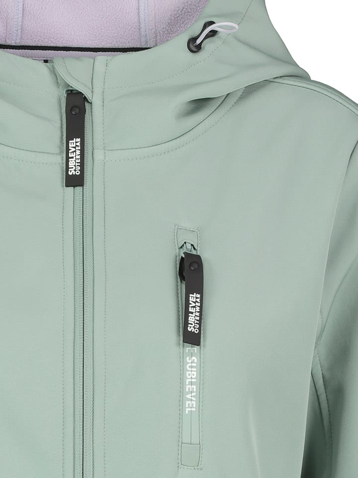 Sublevel Softshellmantel in Mint - 4