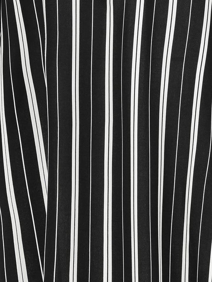 Sublevel Bluse in Schwarz/ Weiß - 3