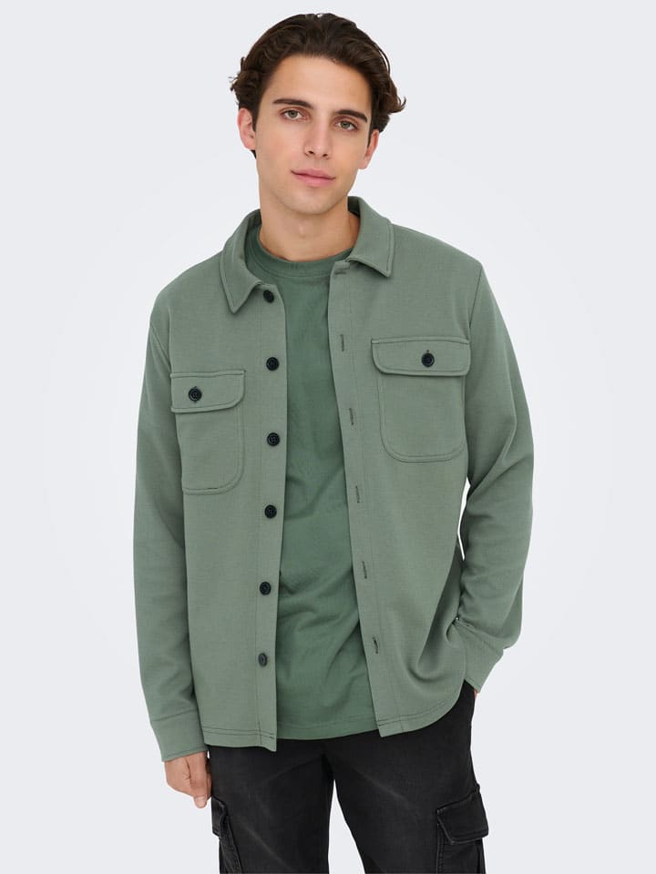 ONLY & SONS Hemd in Grau - 4