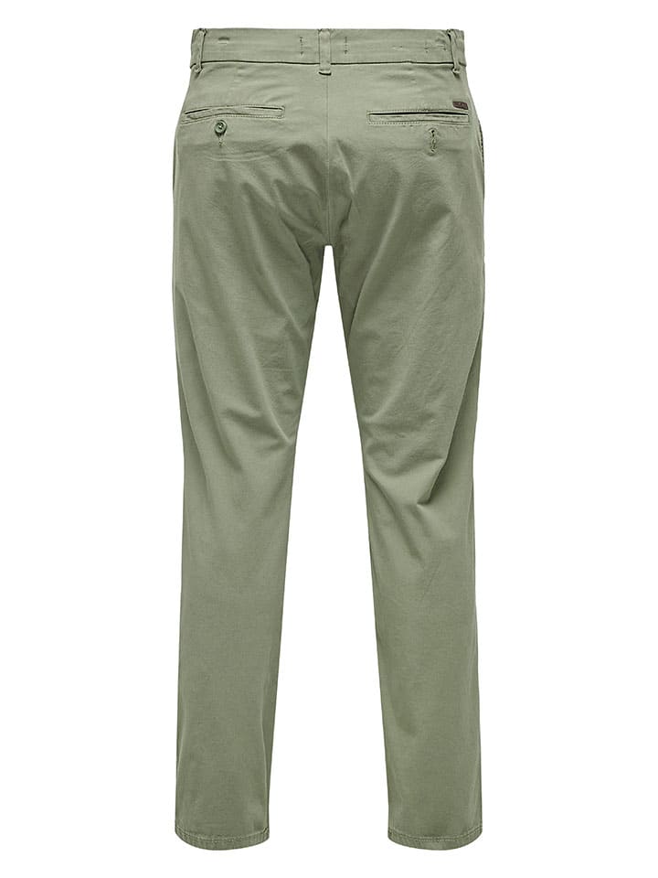 ONLY & SONS Chino in Khaki - 2