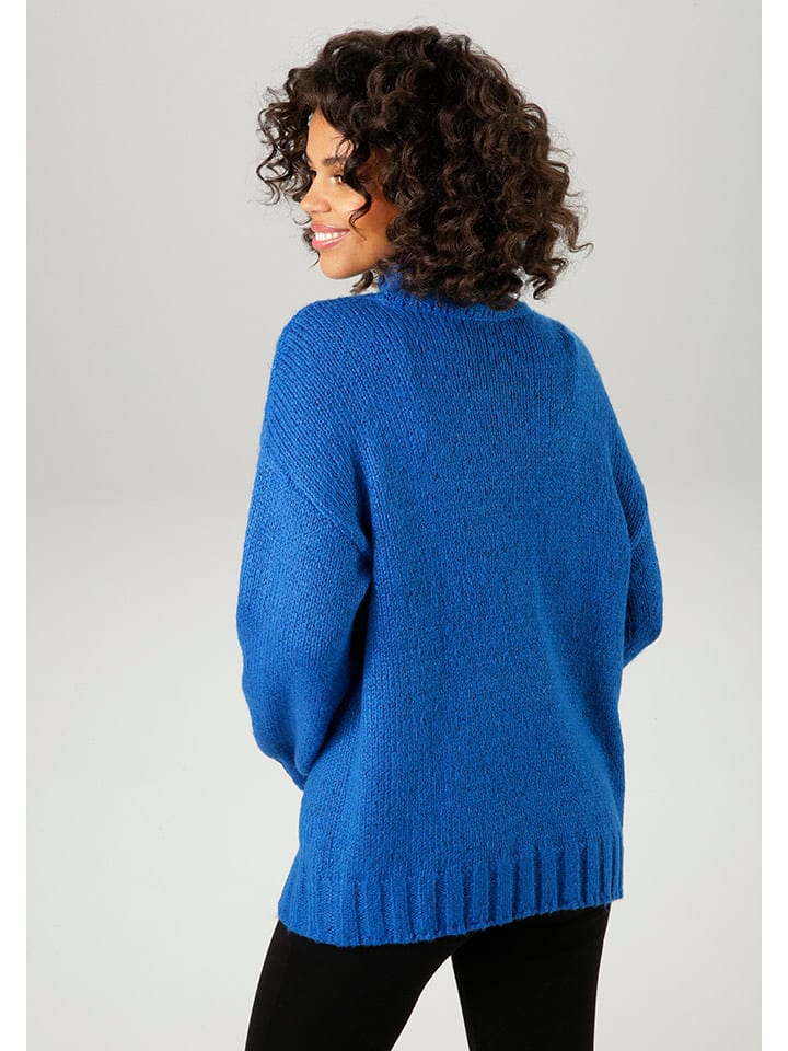 Aniston Pullover in Blau - 2