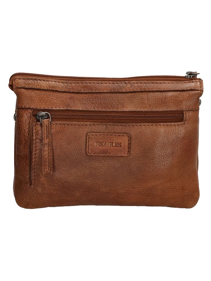 Beagles Umhängetasche "Maspalomas" in Hellbraun - (B)19 x (H)14 x (T)2 cm - 3