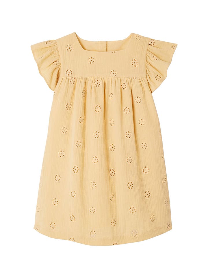 vertbaudet Kleid in Gelb - 1