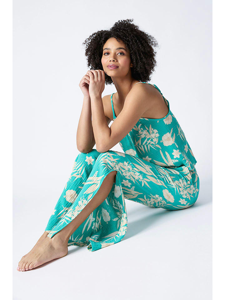 PJ Salvage Pyjama-Hose in Türkis - 2