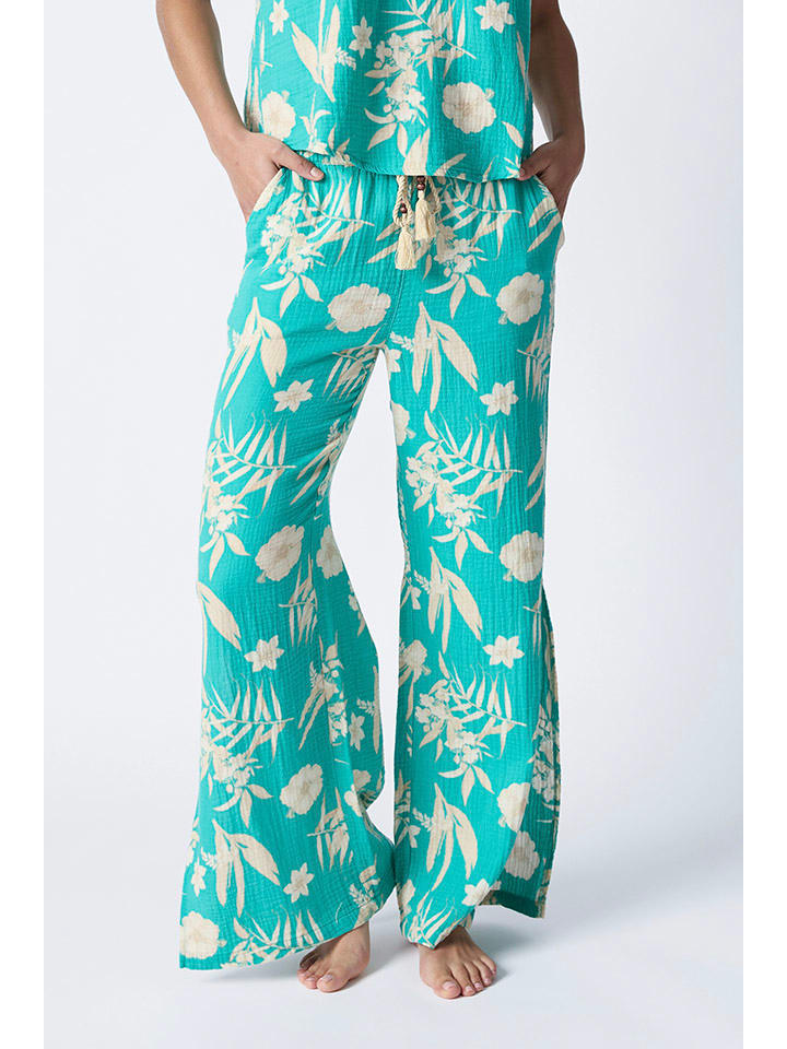 PJ Salvage Pyjama-Hose in Türkis - 5