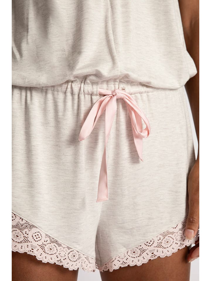 PJ Salvage Pyjama-Jumpsuit in Beige - 5