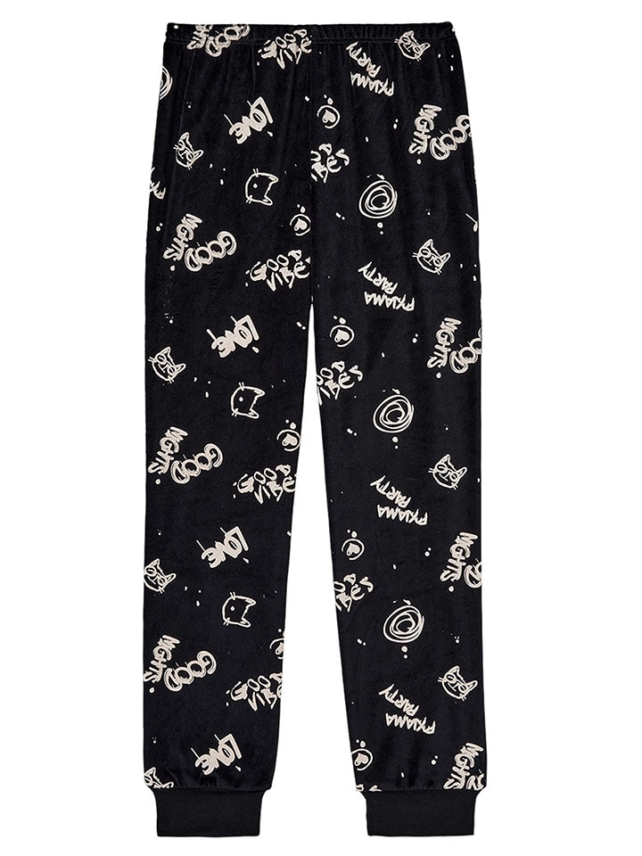 Schiesser Pyjama in Schwarz - 4