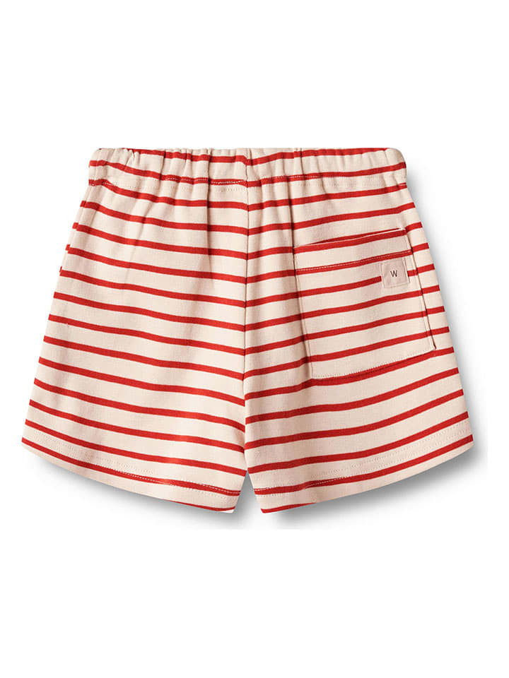 Wheat Shorts "Kalle" in Creme/ Rot - 2