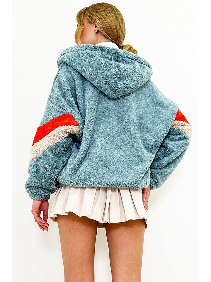 Trend Alacati Sweatjacke in Hellblau - 2