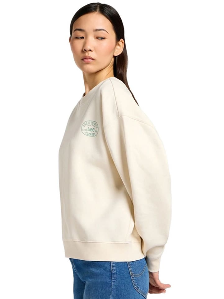 Lee Sweatshirt in Creme - 3