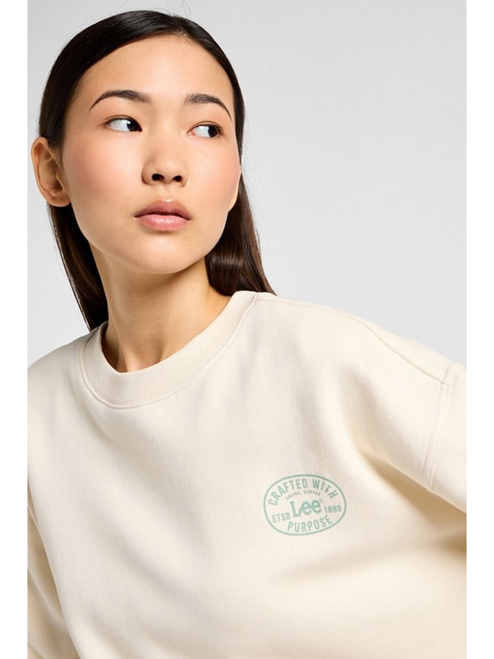 Lee Sweatshirt in Creme - 5