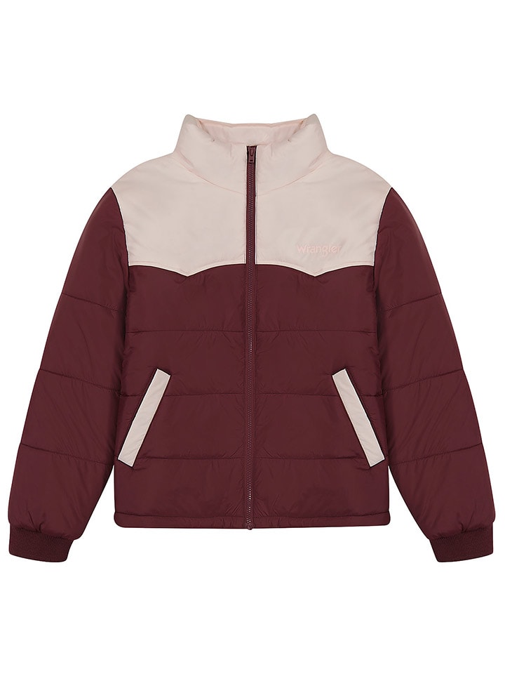Wrangler Übergangsjacke in Bordeaux - 4