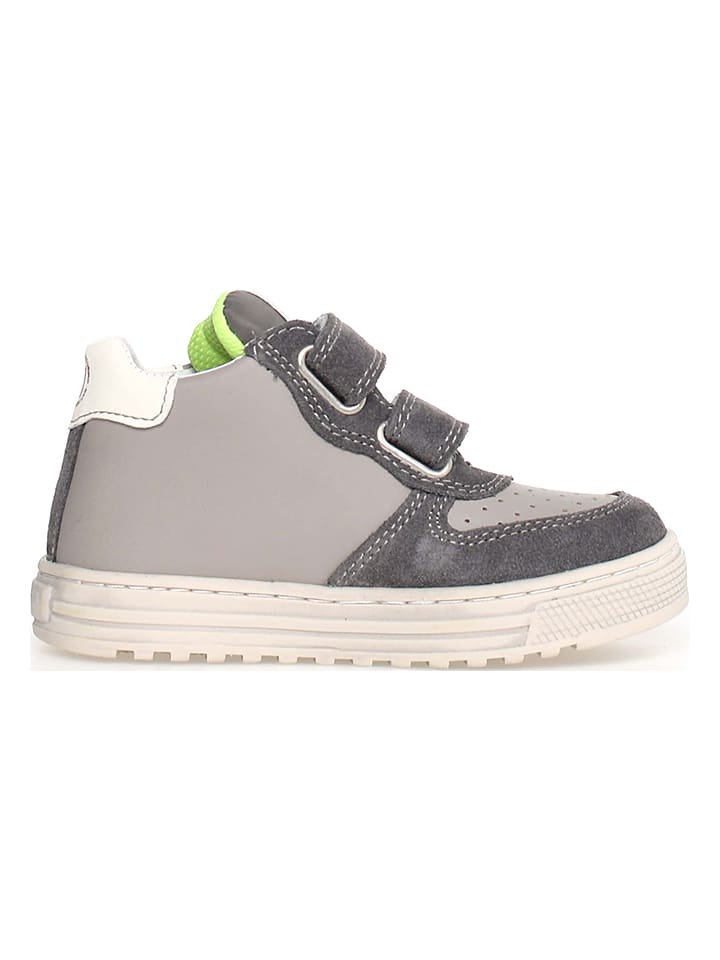 Naturino Leder-Sneakers "Hess high" in Grau - 2