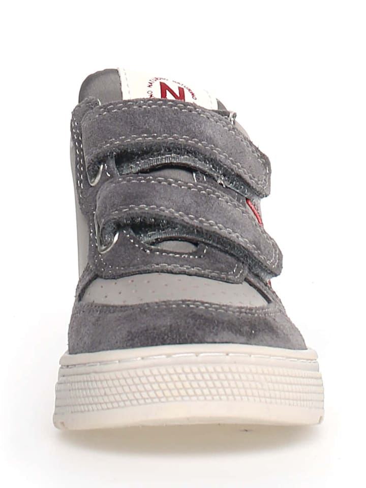 Naturino Leder-Sneakers "Hess high" in Grau - 3