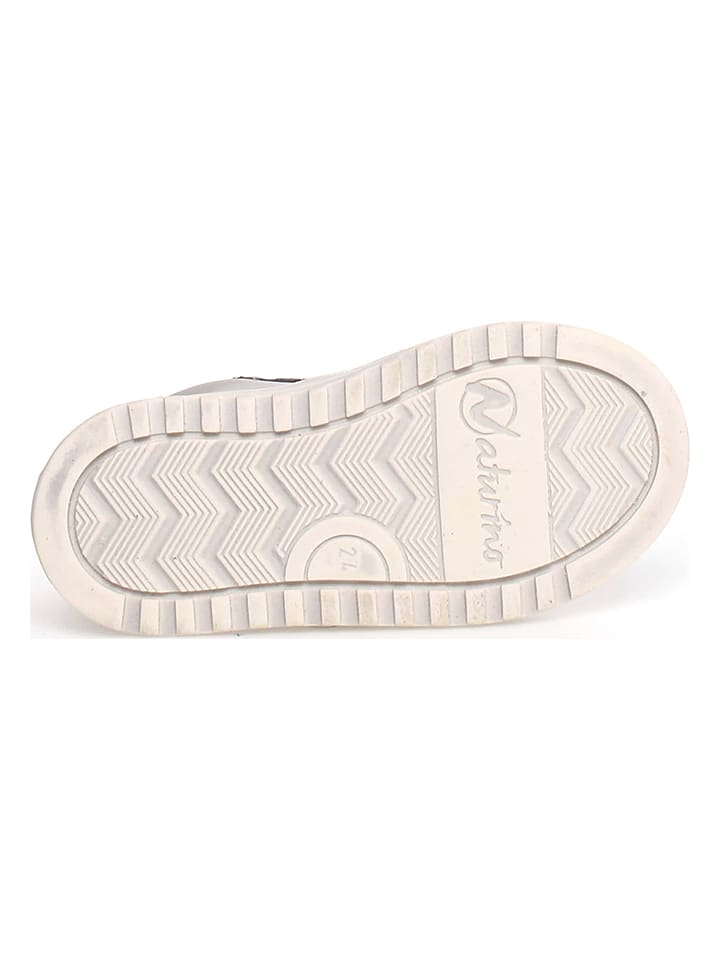 Naturino Leder-Sneakers "Hess high" in Grau - 6