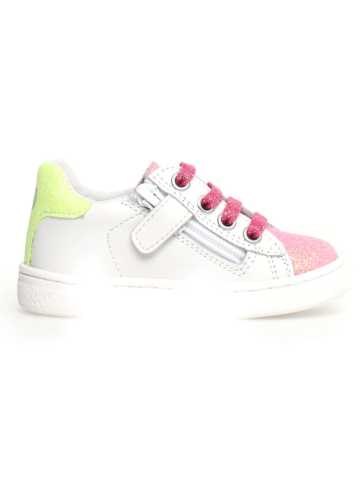 Naturino Leder-Sneakers "Hasselt" in Weiß/ Bunt - 2