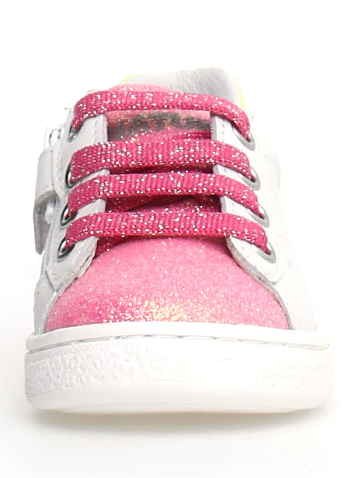 Naturino Leder-Sneakers "Hasselt" in Weiß/ Bunt - 3