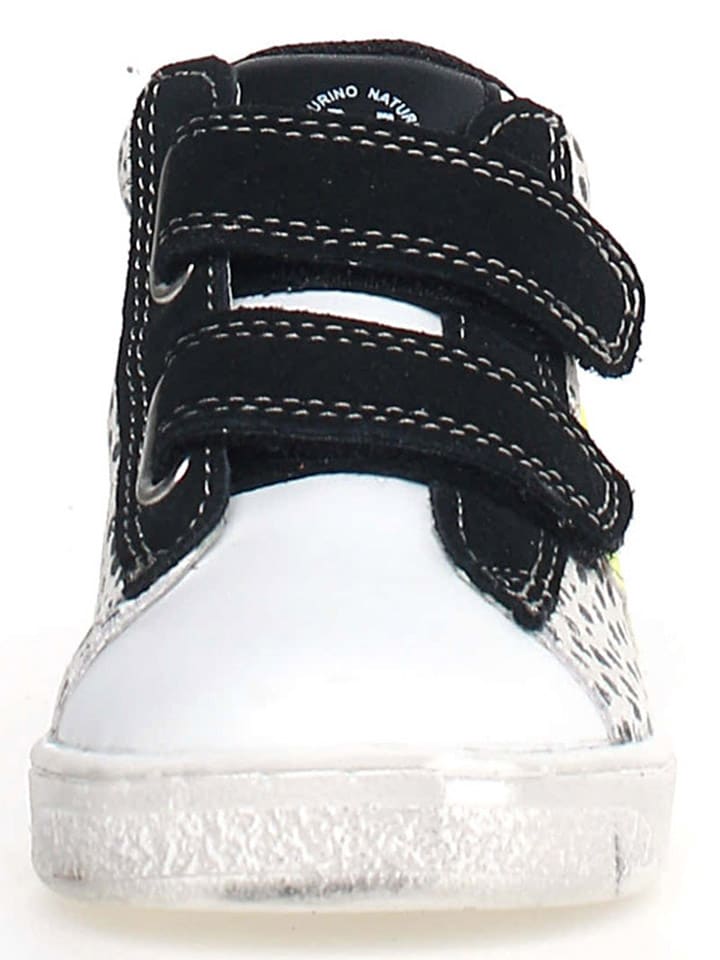 Naturino Leder-Sneakers "Pinn" in Schwarz/ Weiß - 2