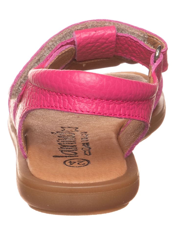lamino Leder-Sandalen in Pink - 3