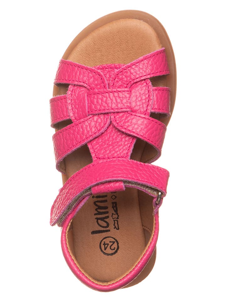lamino Leder-Sandalen in Pink - 4