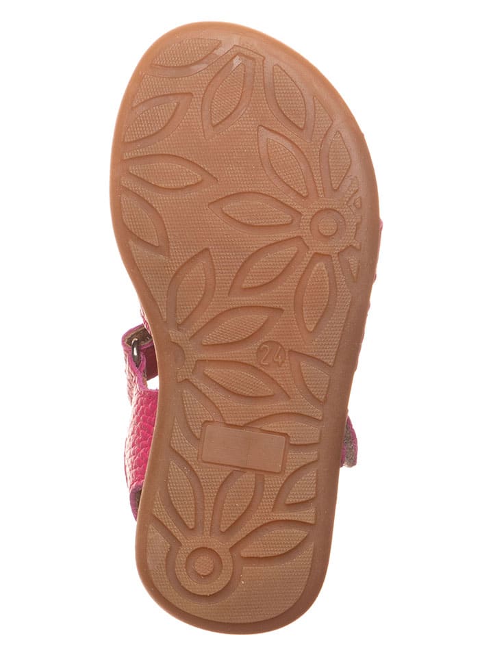 lamino Leder-Sandalen in Pink - 5