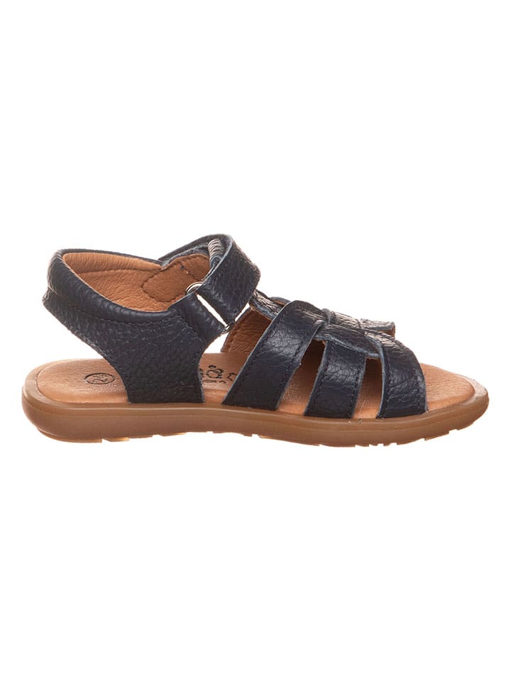 lamino Leder-Sandalen in Dunkelblau - 2