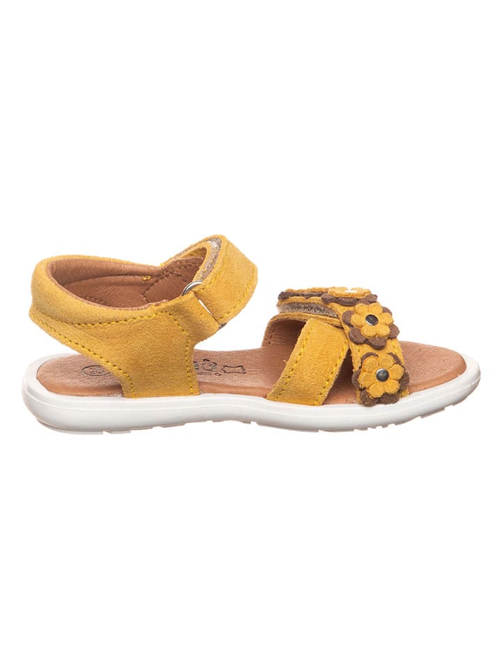 lamino Leder-Sandalen in Gelb - 2