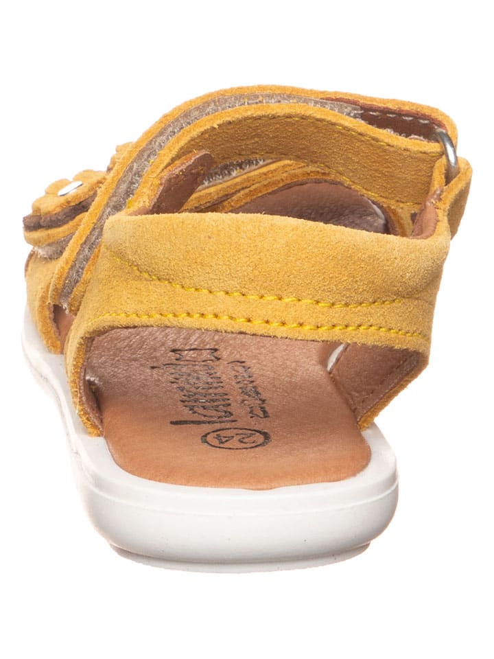 lamino Leder-Sandalen in Gelb - 3