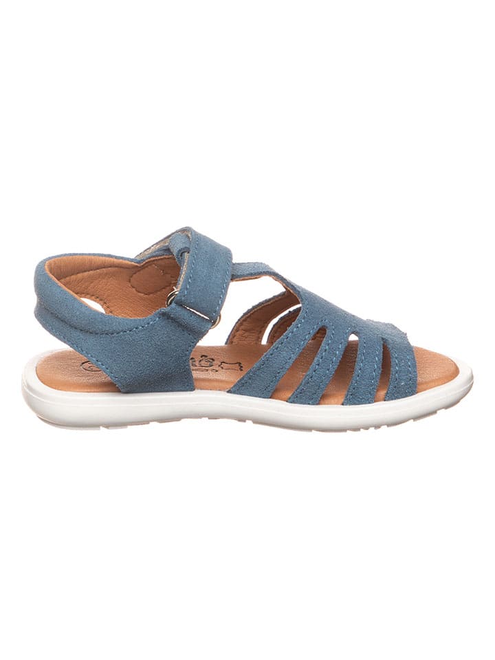 lamino Leder-Sandalen in Blau - 2