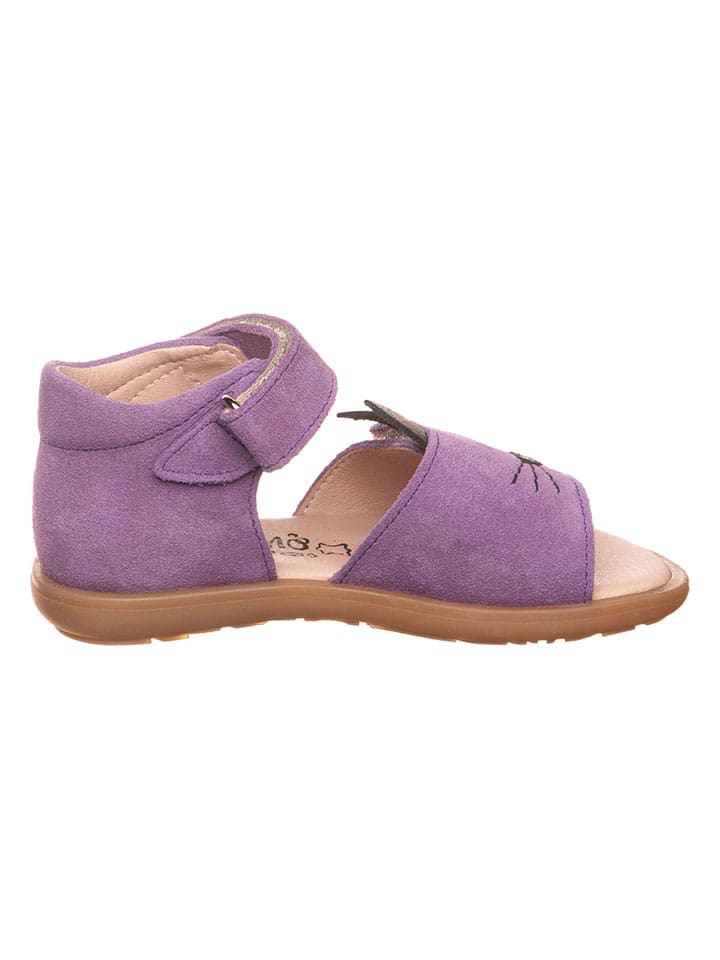 lamino Leder-Sandalen in Lila - 2