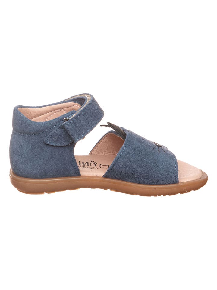 lamino Leder-Sandalen in Blau - 2
