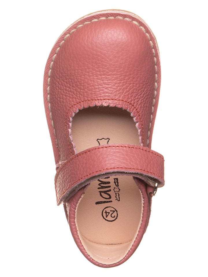 lamino Leder-Spangenballerinas in Rosa - 4