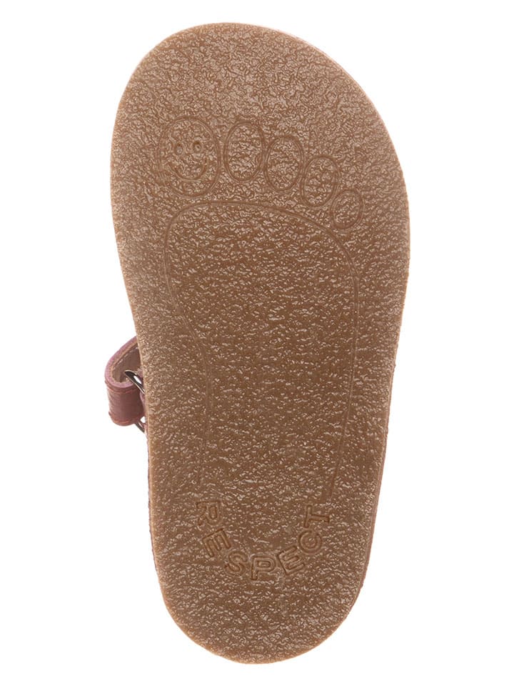 lamino Leder-Spangenballerinas in Rosa - 5