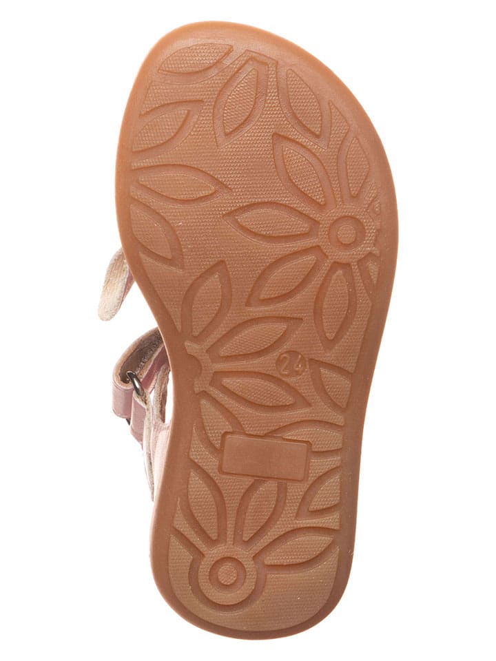 lamino Leder-Sandalen in Rosa - 5