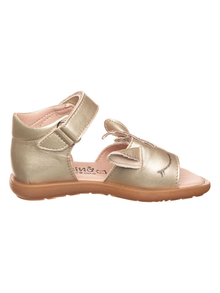 lamino Leder-Sandalen in Gold - 2