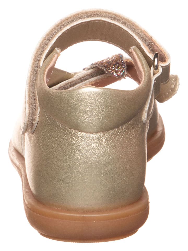 lamino Leder-Sandalen in Gold - 3