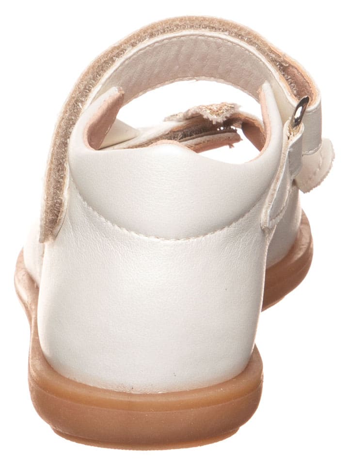 lamino Leder-Sandalen in Weiß - 3