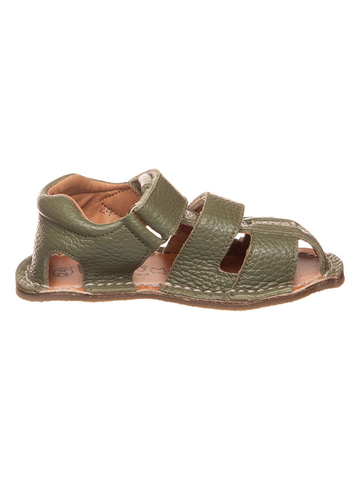 lamino Barfuß-Halbsandalen in Khaki - 2