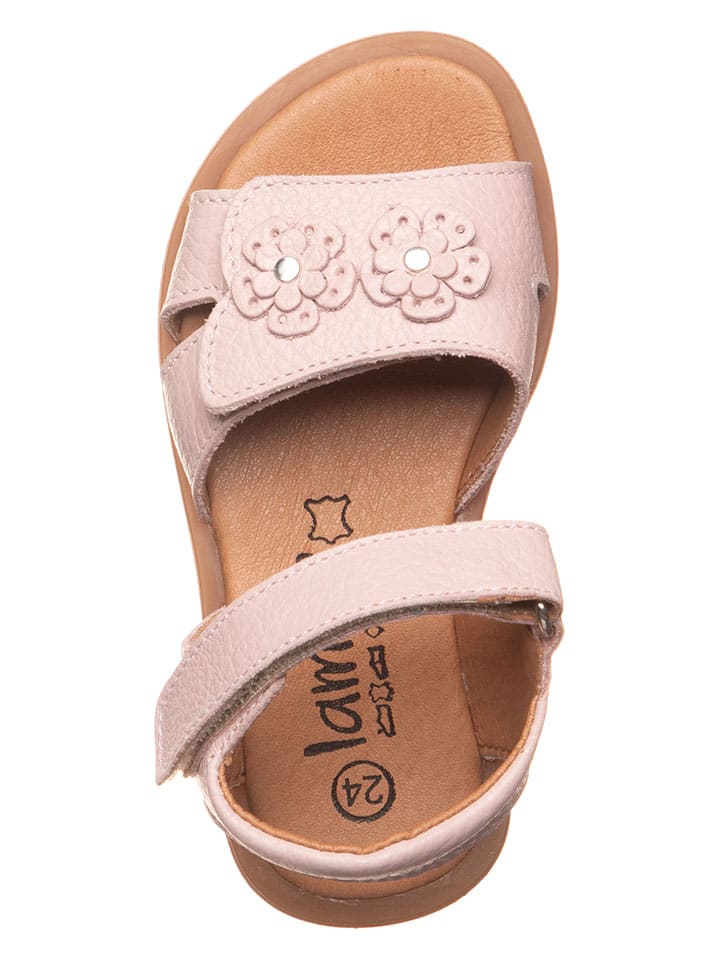 lamino Leder-Sandalen in Rosa - 4